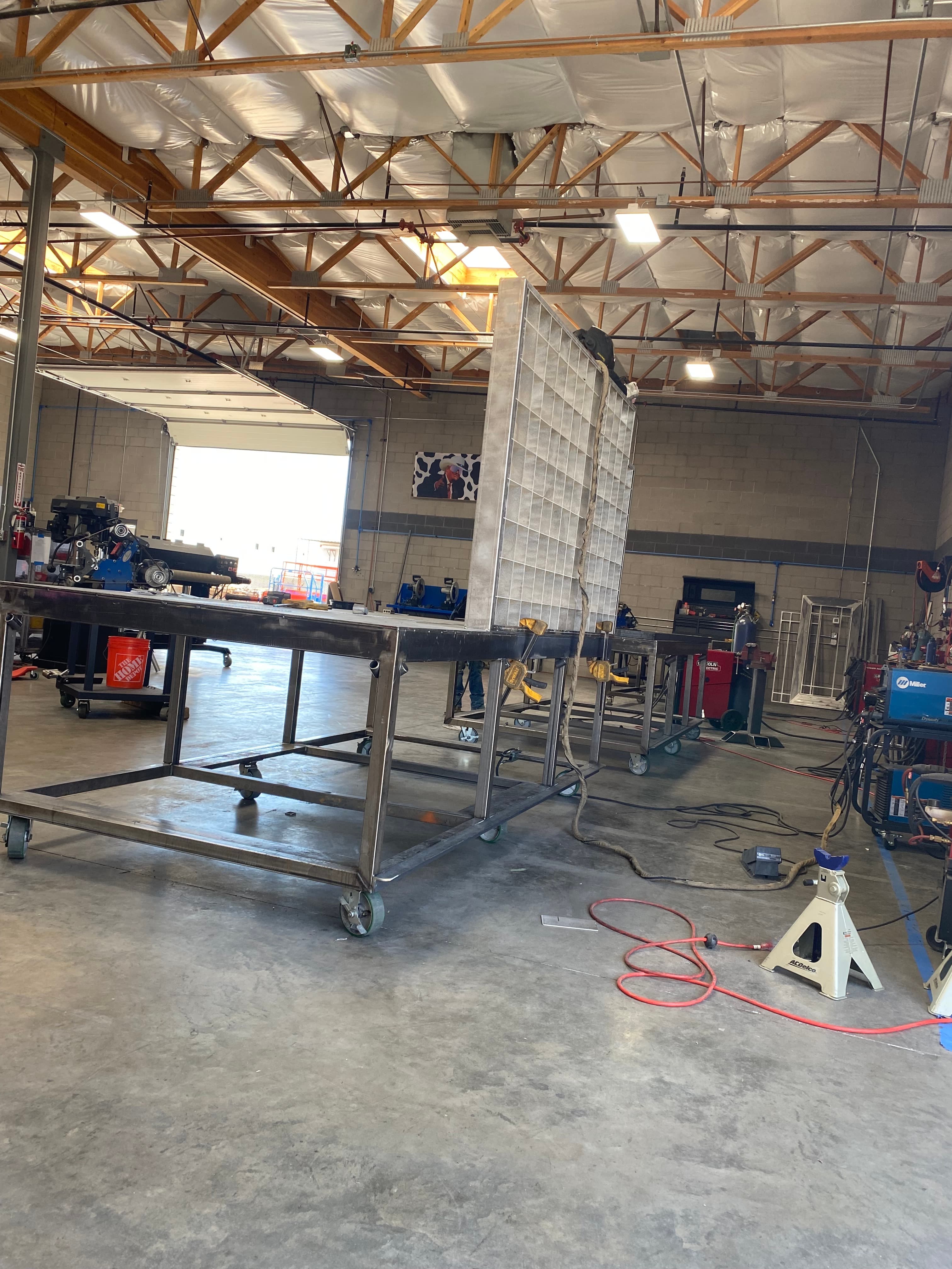 Custom fabricated metal components for construction