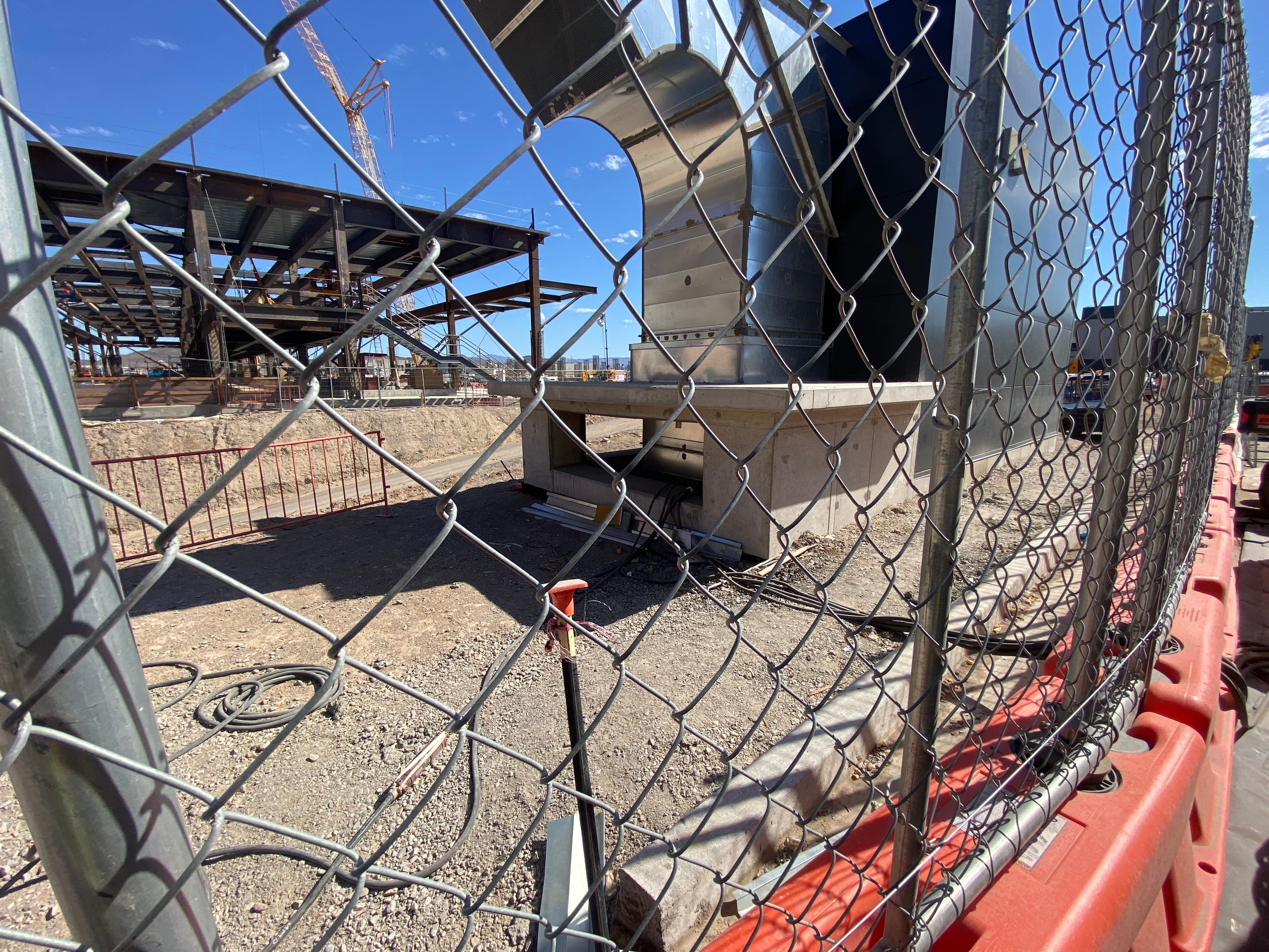 Steel column and beam installation