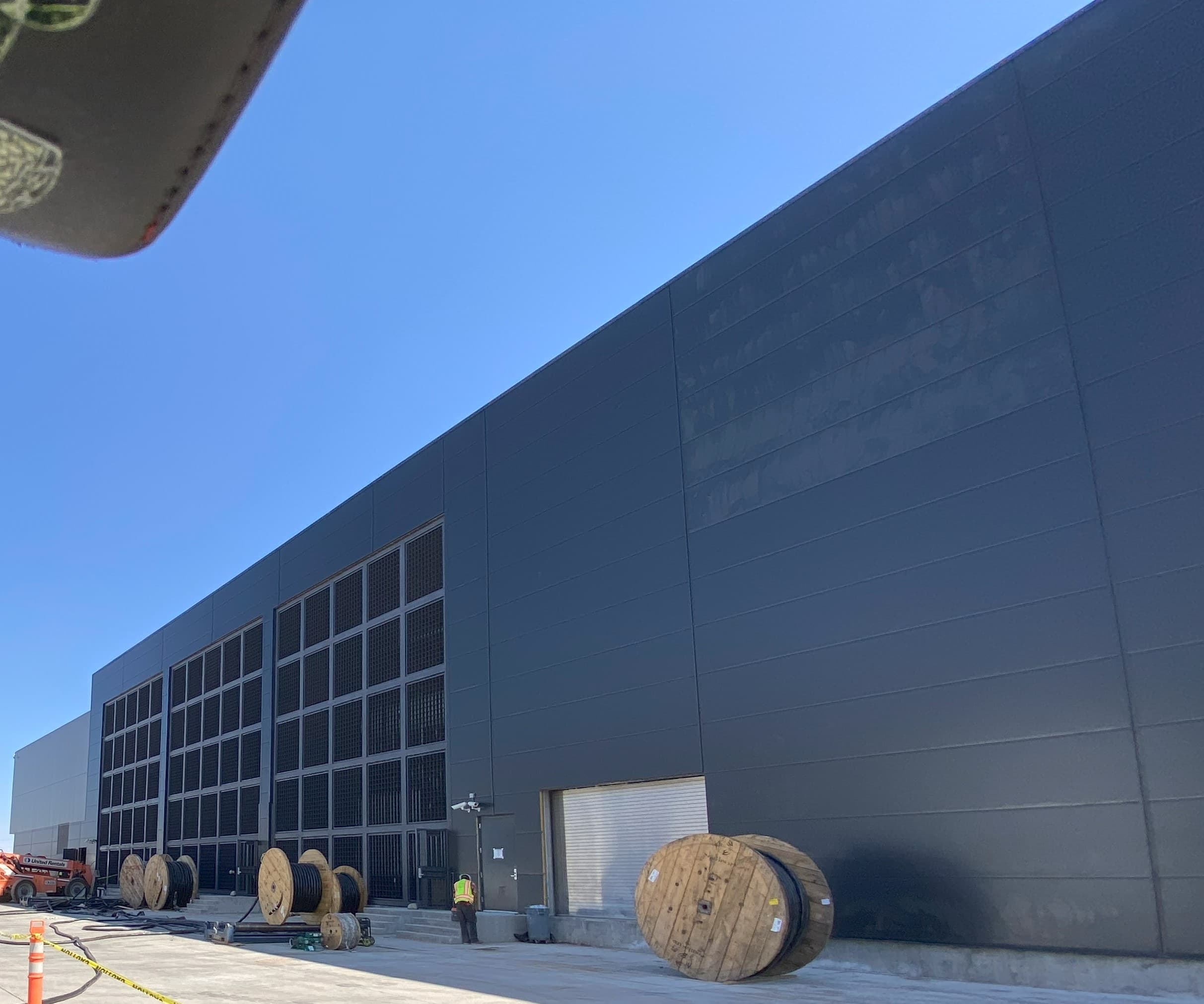 Custom steel fabrication for construction project