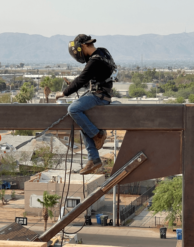 Structural steel beam installation, pt. 4