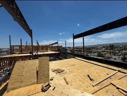 Structural steel beam installation, pt. 5