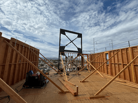 Structural steel beam installation, pt. 6