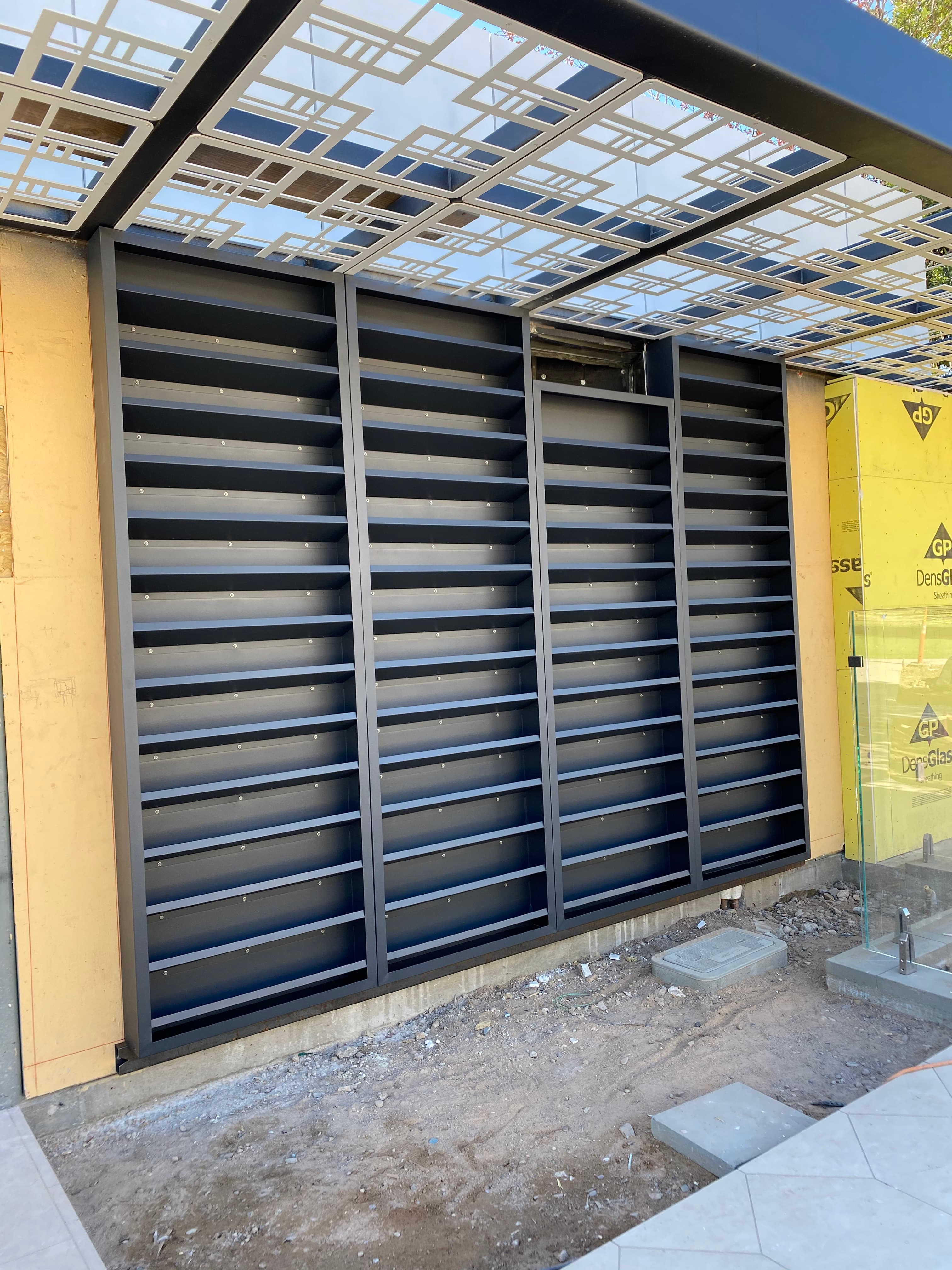 Architectural metal panel with 3D textured surface