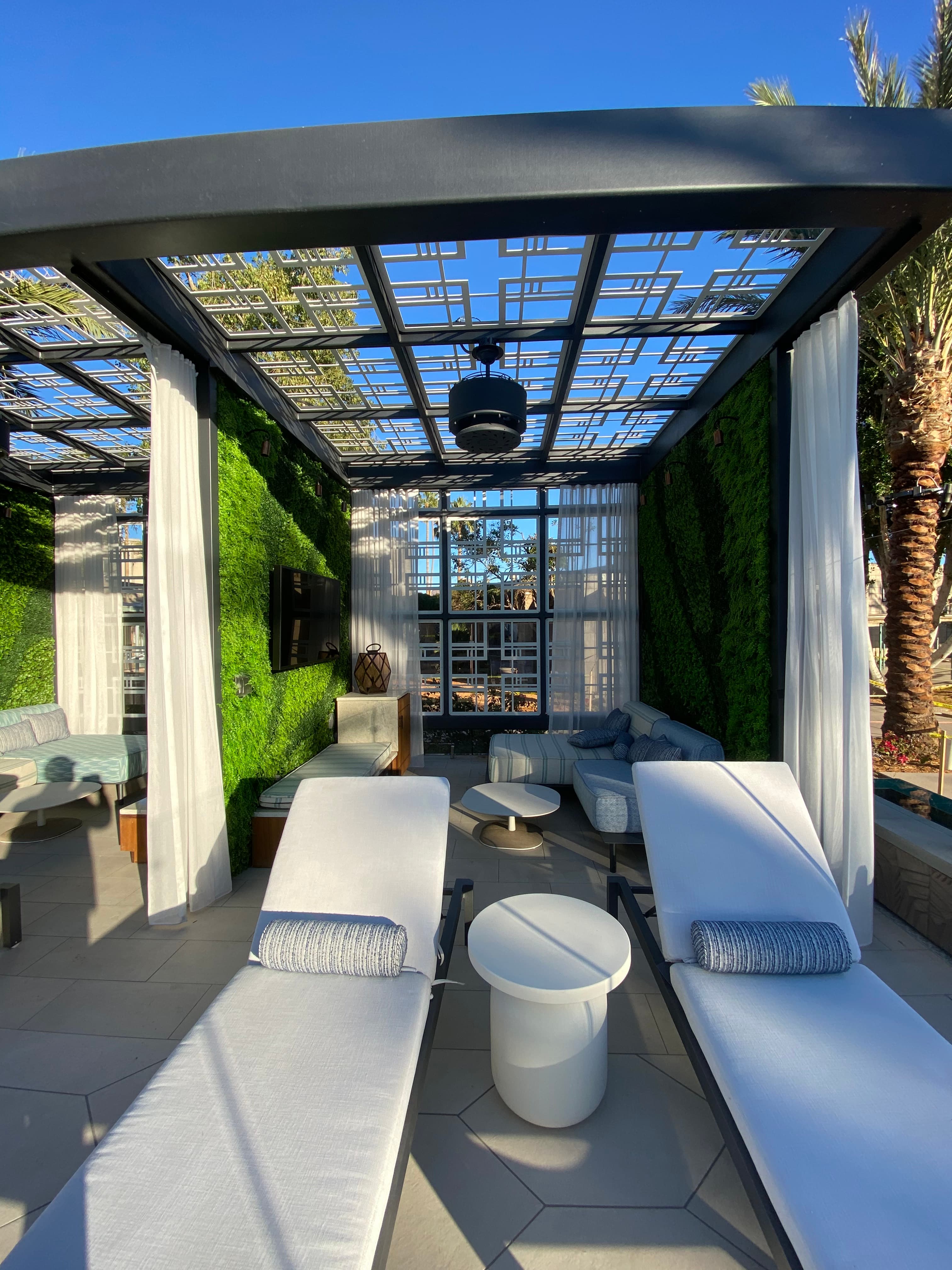 Decorative metal panel with powder-coated finish