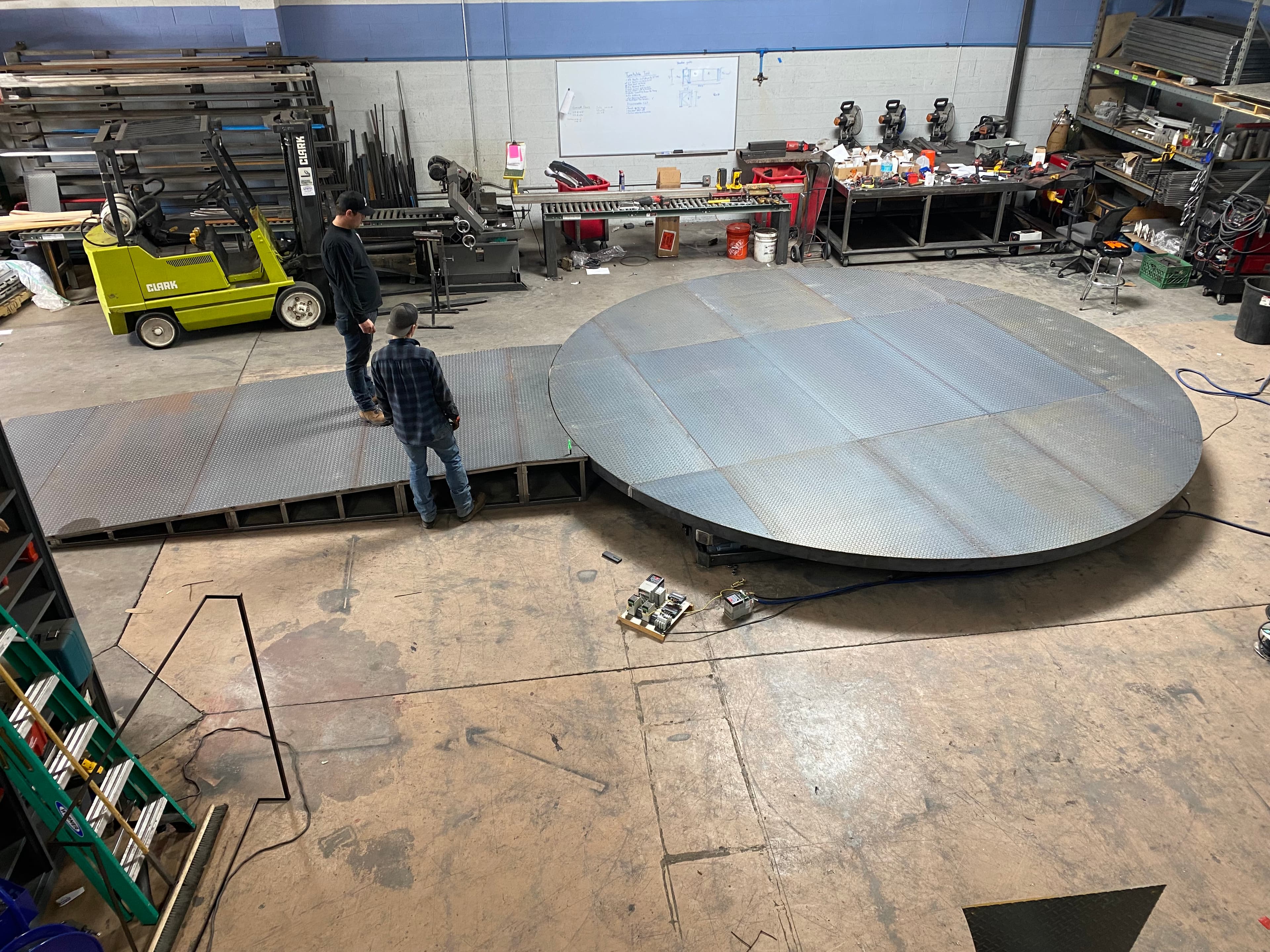 First plating of turn table, pt. 2