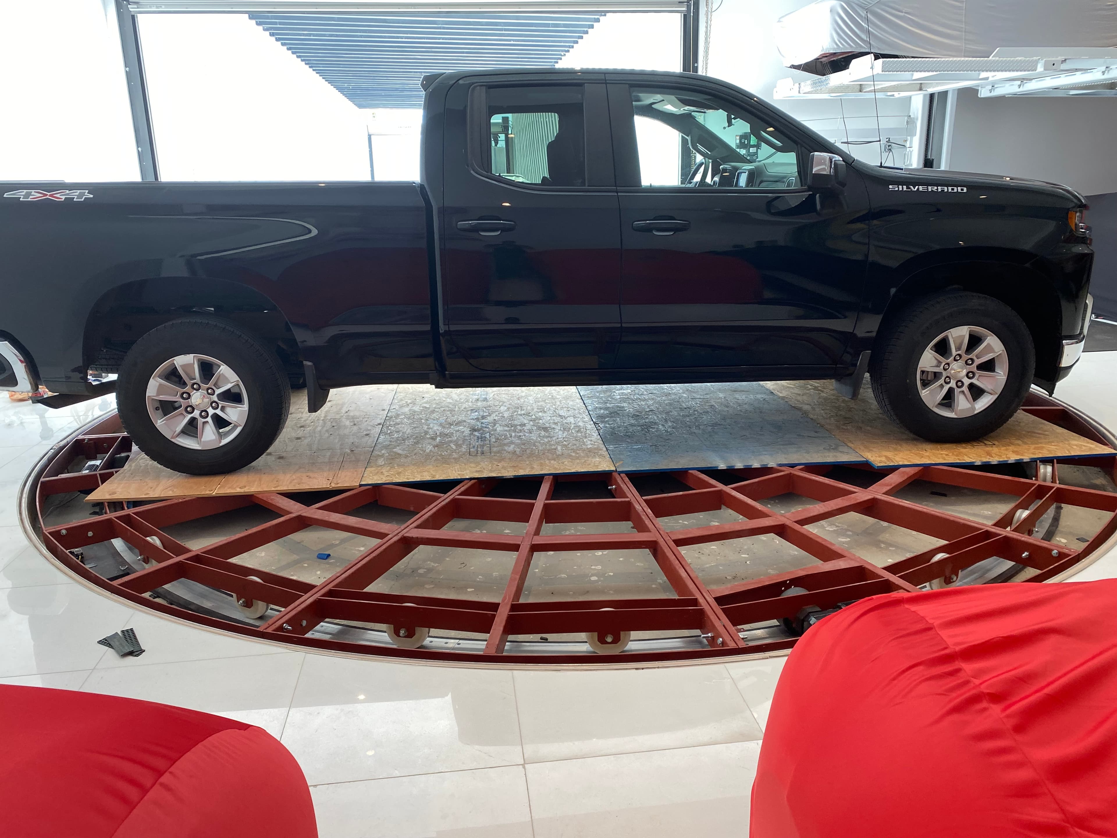 Testing the load capacity of turn table, pt. 5