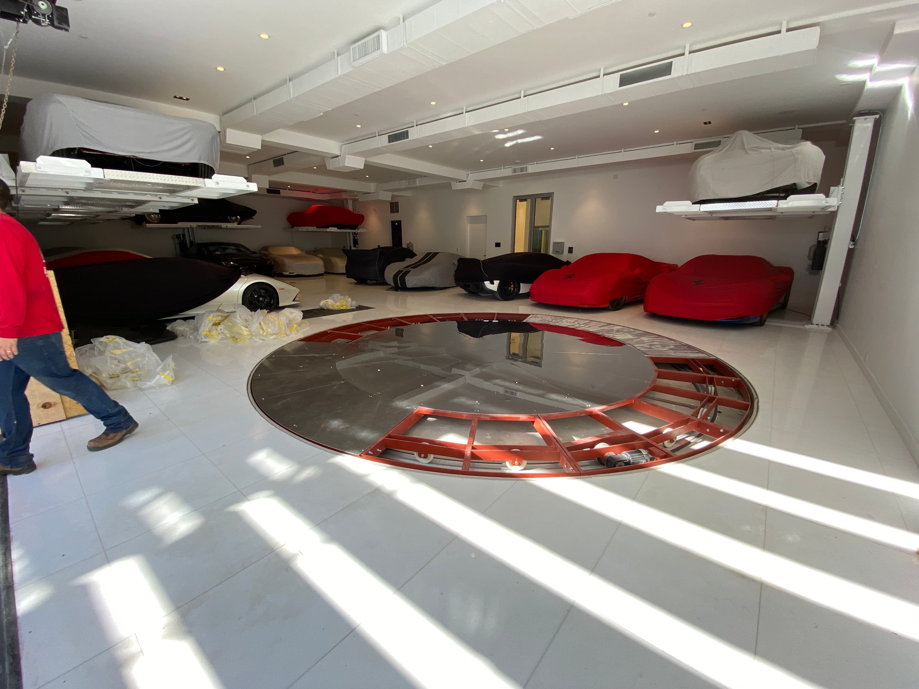 Installation of the finished turn table, pt. 4