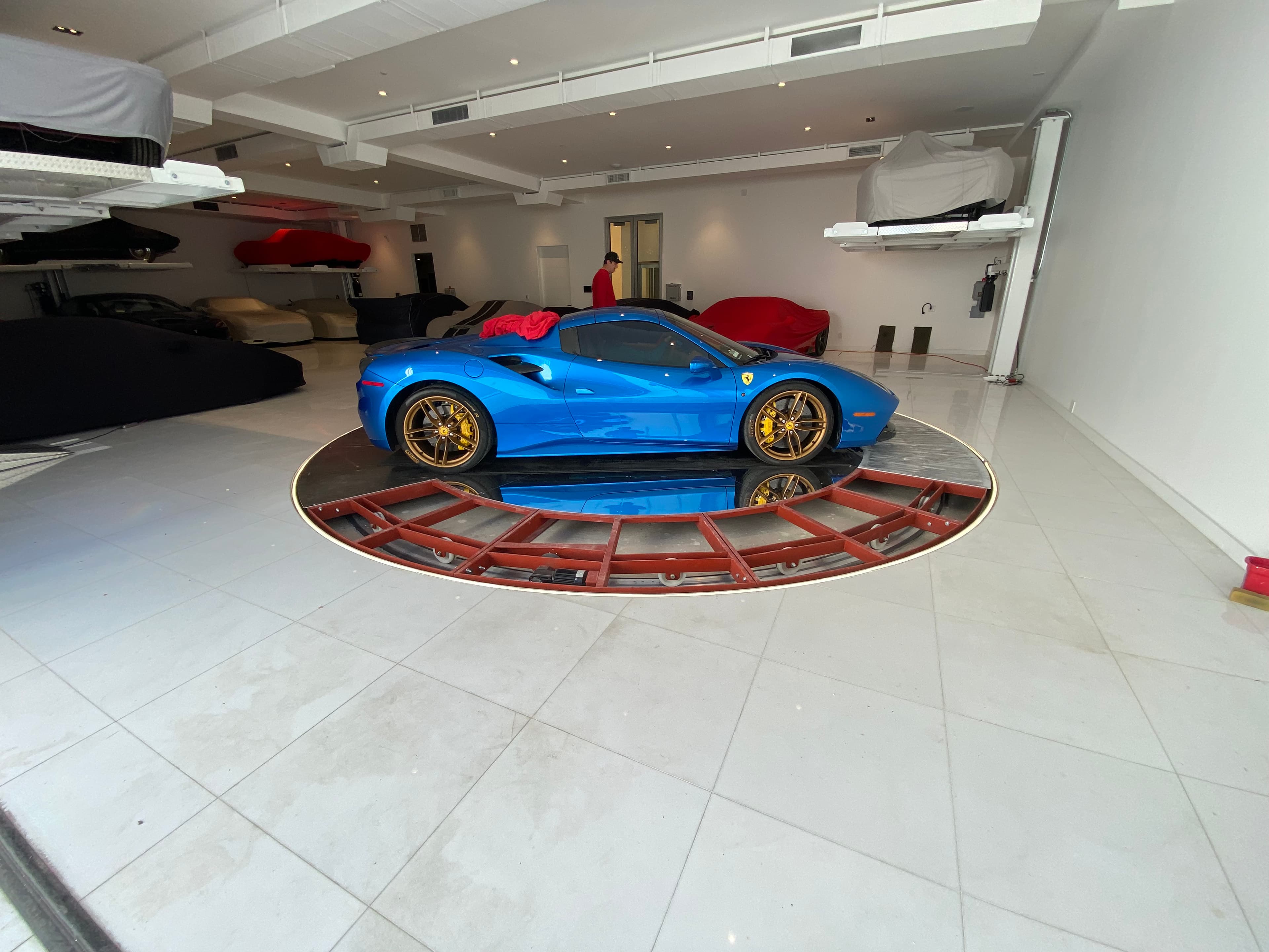 Installation of the finished turn table, pt. 6