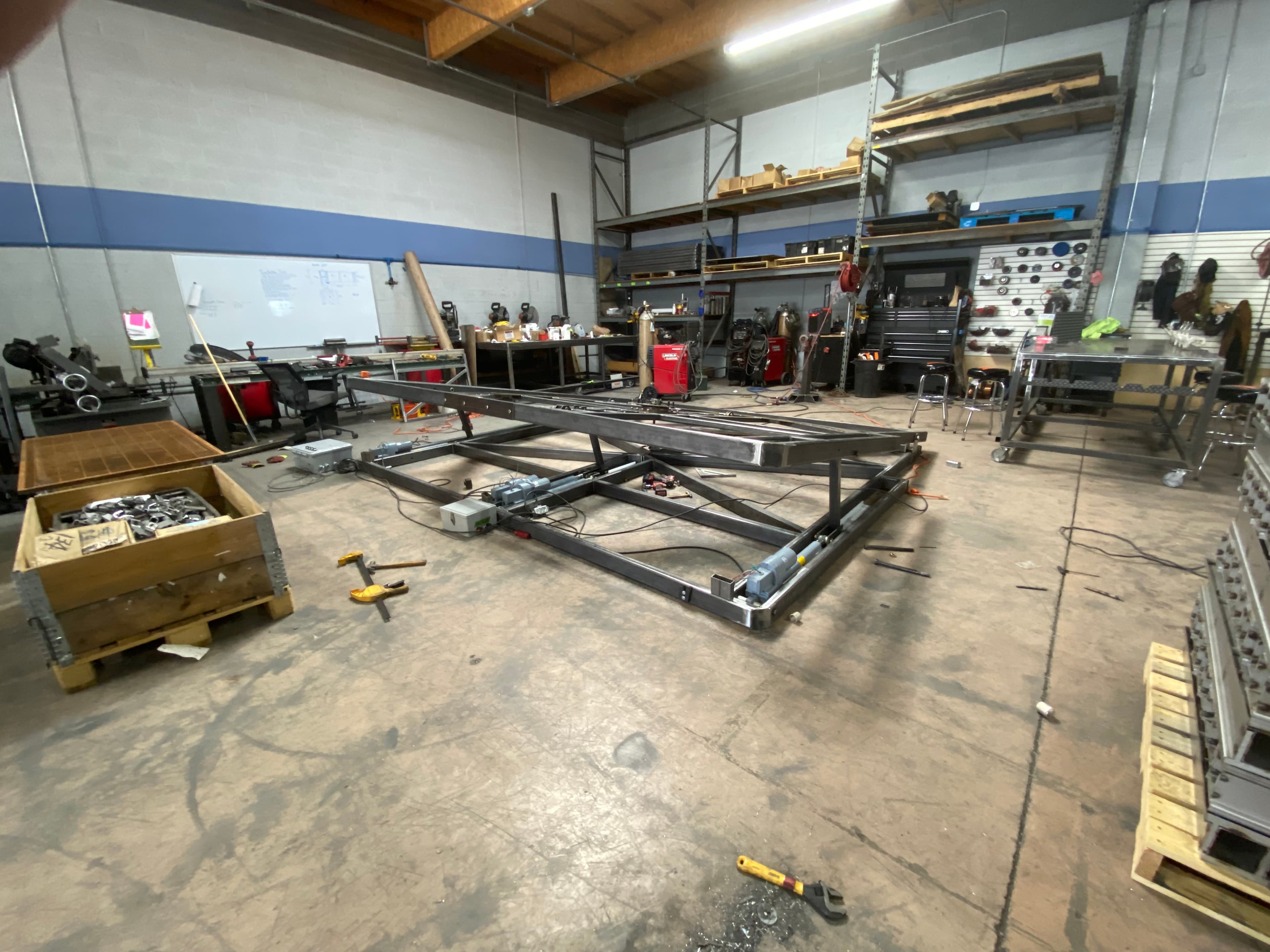 Fabrication of hydraulic system for turn table, pt. 2
