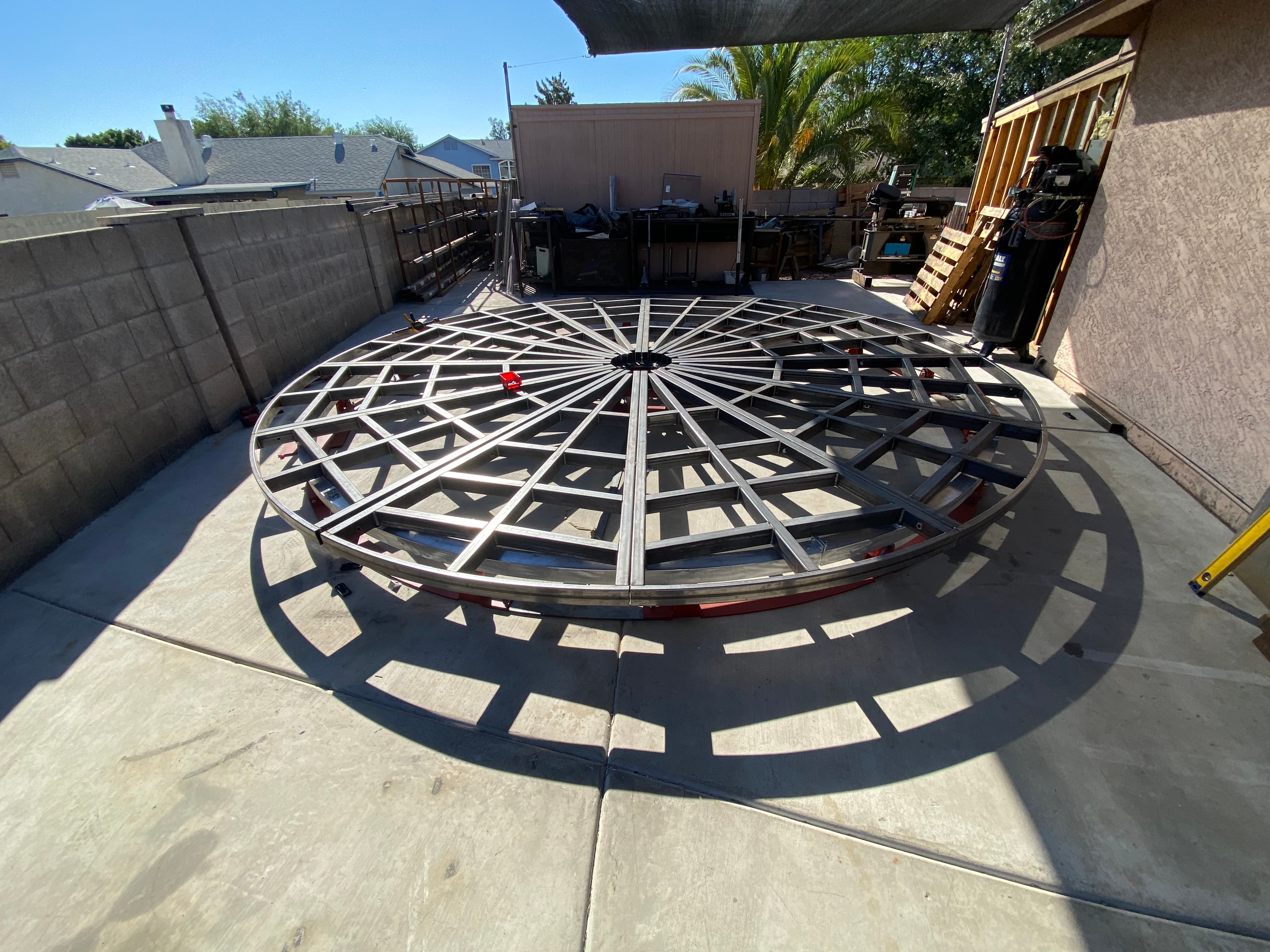 Assembly of custom rotational base, pt. 3