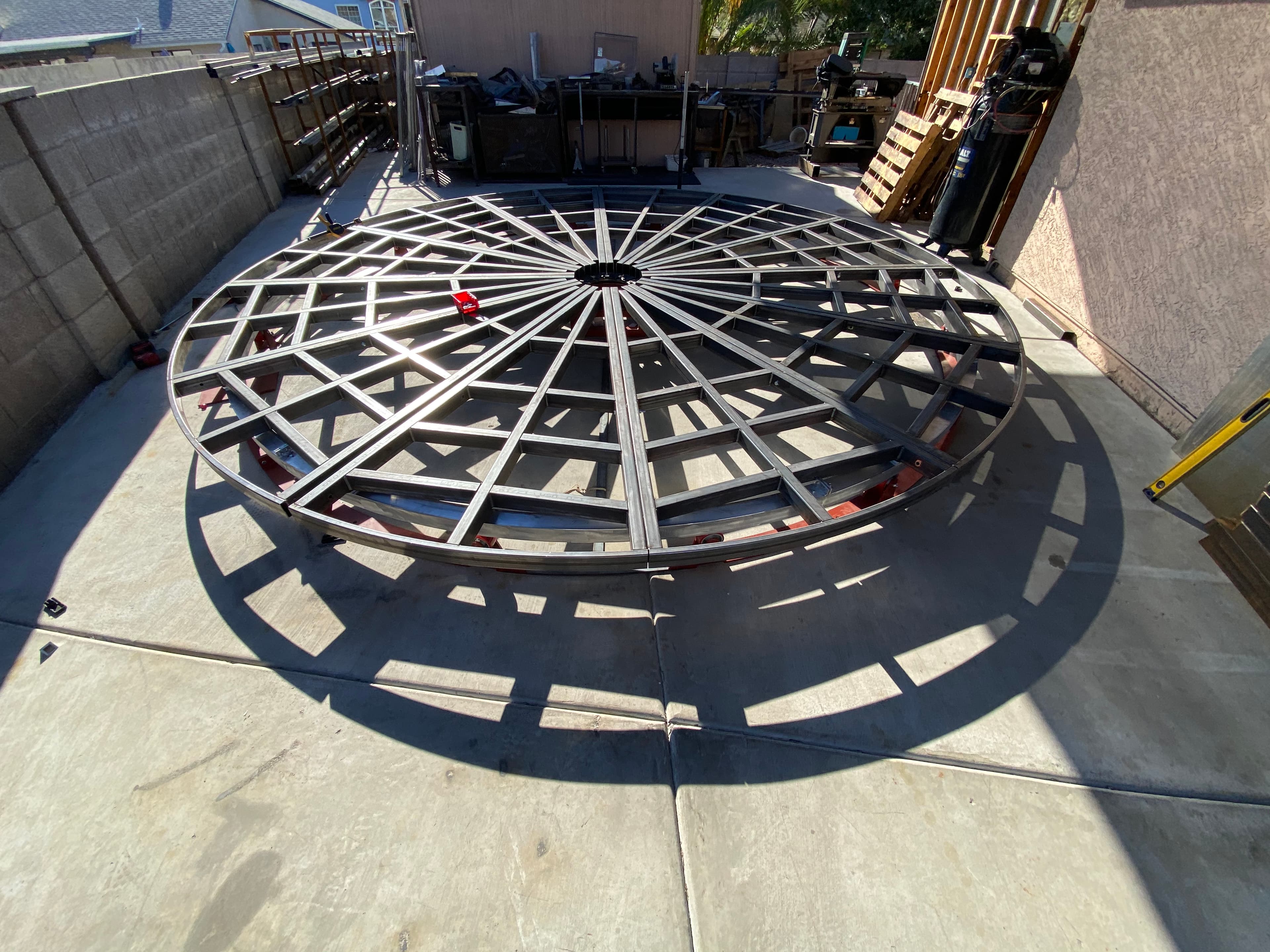 Assembly of custom rotational base, pt. 7